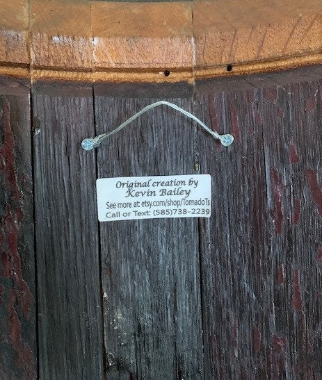 Finger Lakes Half Barrel Stave Wall Hanging