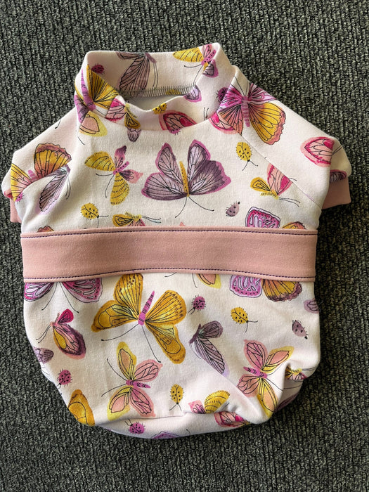 Pink Butterfly T-shirt by Fetching Dog Fashions