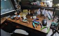 Blue Mushroom Copper Pendant, Mushroom Pendant with Blue Howlite, Minimalist Mushroom Pendant, Mushroom Gift Idea, for Sister, for Coworker
