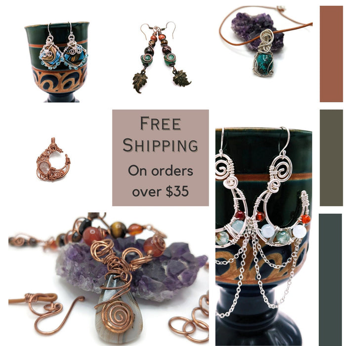 Sunstone and Kyanite Pendant in Silver, Silver Gemstone Jewelry Gift Idea, for Midsummer, for September Birthday