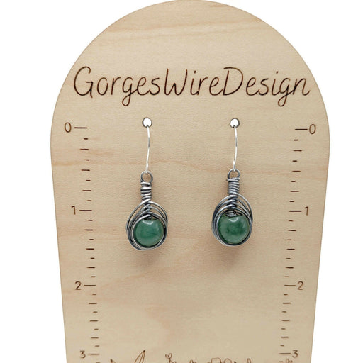 Short Silver Herringbone Dangle Drop Earrings, Fall Themed Jewelry, Witchy Boho Dangle Earrings in Silver, Sterling Silver Ear Hooks