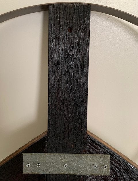 Peace Sign Barrel Hoop Wall Hanging