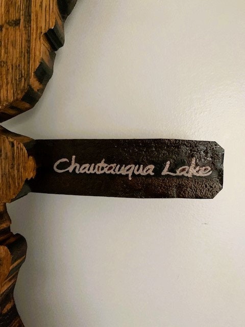 Chautauqua Lake Cutout Hoop Wall Hanging