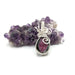 Pink Ruby in Zoisite Pendant, Silver Wrapped Pink Pendant, Heart Chakra Pendant, Metaphysical Pendant, Ruby in Zoisite jewelry gift, for mom