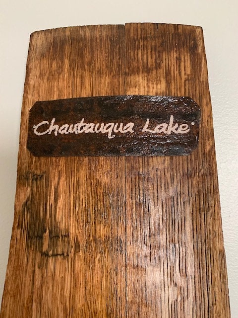 Chautauqua Lake Barrel Stave Wall Hanging