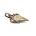 Upside Down Triangle Unisex Pendant, Picture Jasper Pendant for Everyday Wear, Simple Unisex Gemstone Pendant Gift Idea, for Non-binary gift