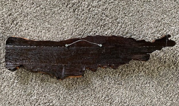 Oneida Lake Cutout Stave Wall Hanging