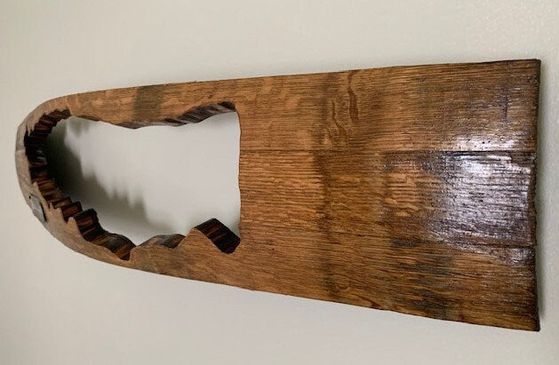 Oneida Lake Barrel Stave Wall Hanging