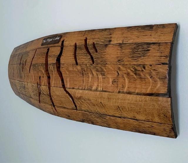 Finger Lakes Barrel Stave Wall Hanging