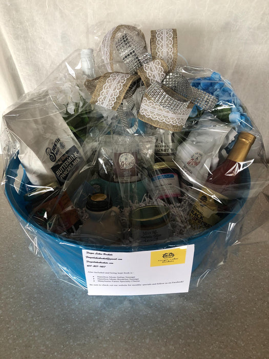 Custom Finger Lakes Gift Basket: Local Gourmet Treats & Keepsakes