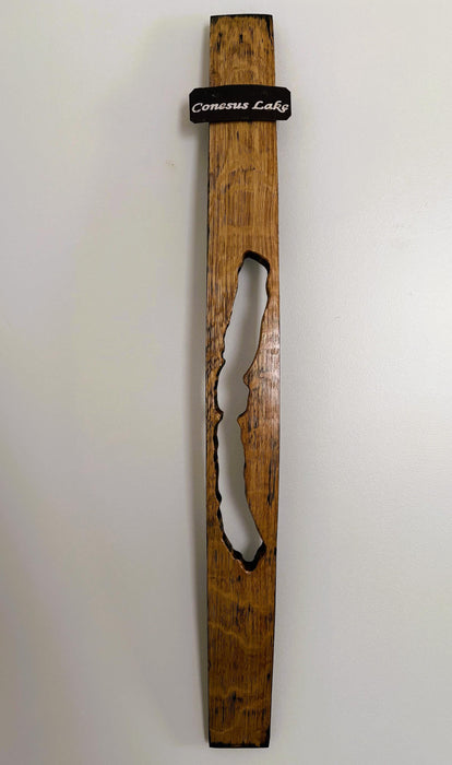 Conesus Lake Barrel Stave Wall Hanging