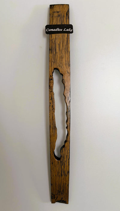 Canadice Lake Barrel Stave Wall Hanging