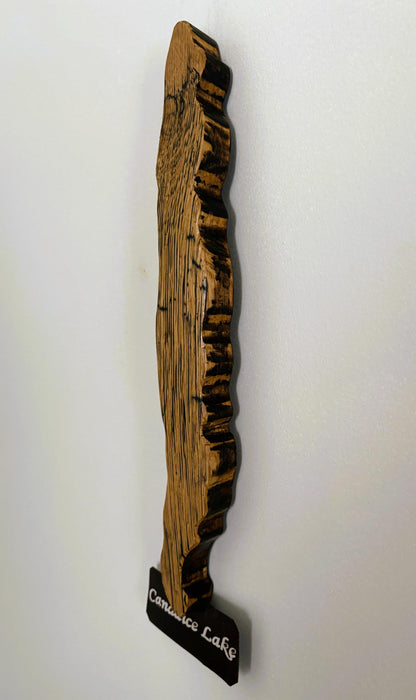 Canadice Lake Cutout Stave Wall Hanging