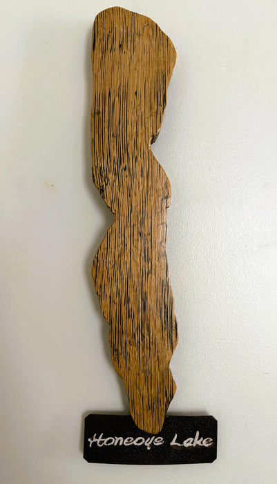 Honeoye Lake Cutout Stave Wall Hanging