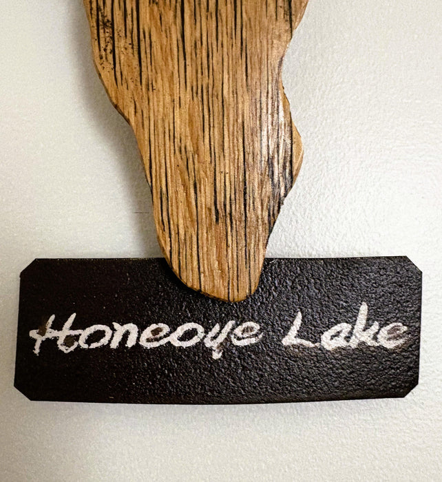 Honeoye Lake Cutout Stave Wall Hanging