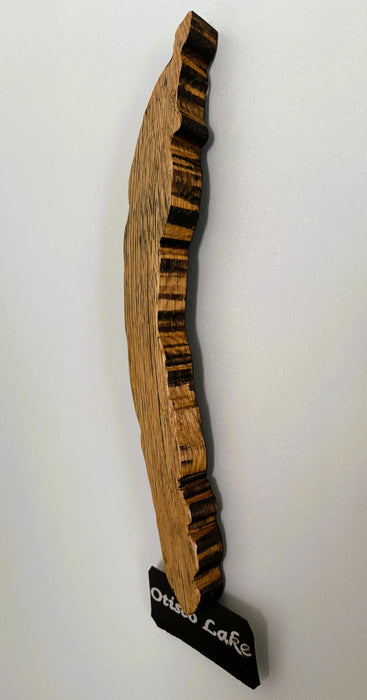 Otisco Lake Cutout Stave Wall Hanging