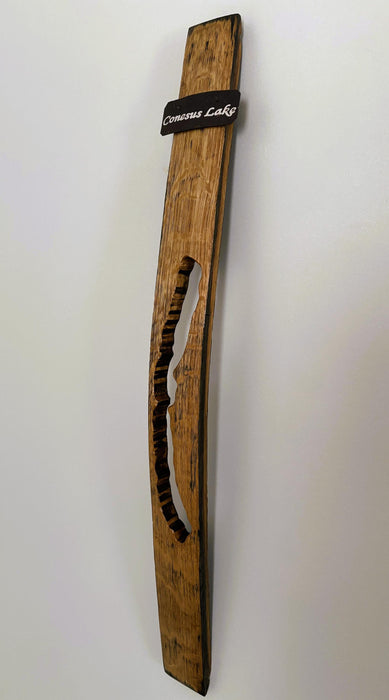Conesus Lake Barrel Stave Wall Hanging