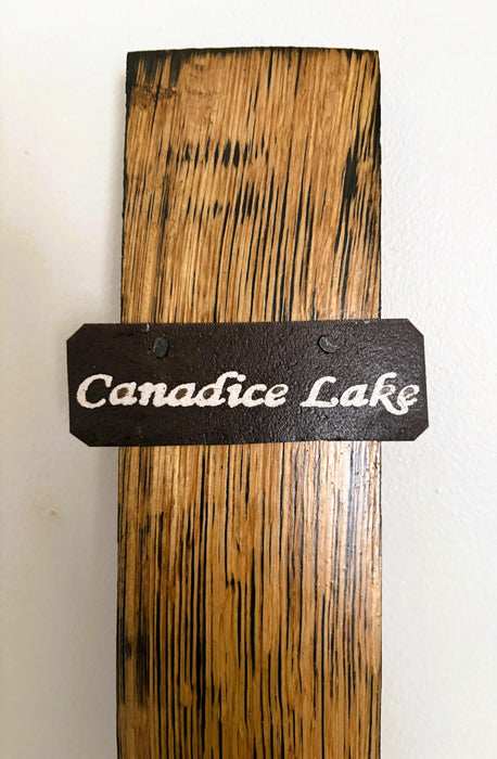Canadice Lake Barrel Stave Wall Hanging