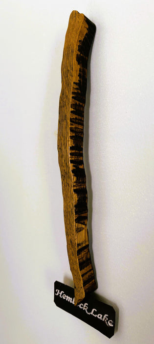 Hemlock Lake Cutout Stave Wall Hanging