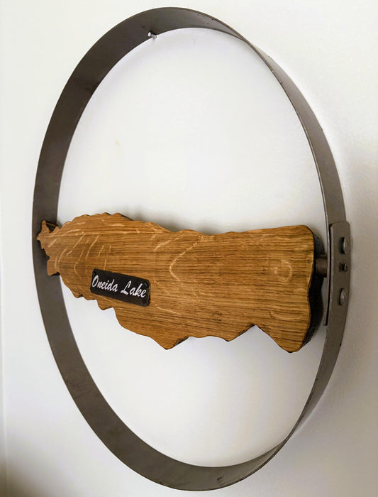 Oneida Lake Cutout Hoop Wall Hanging