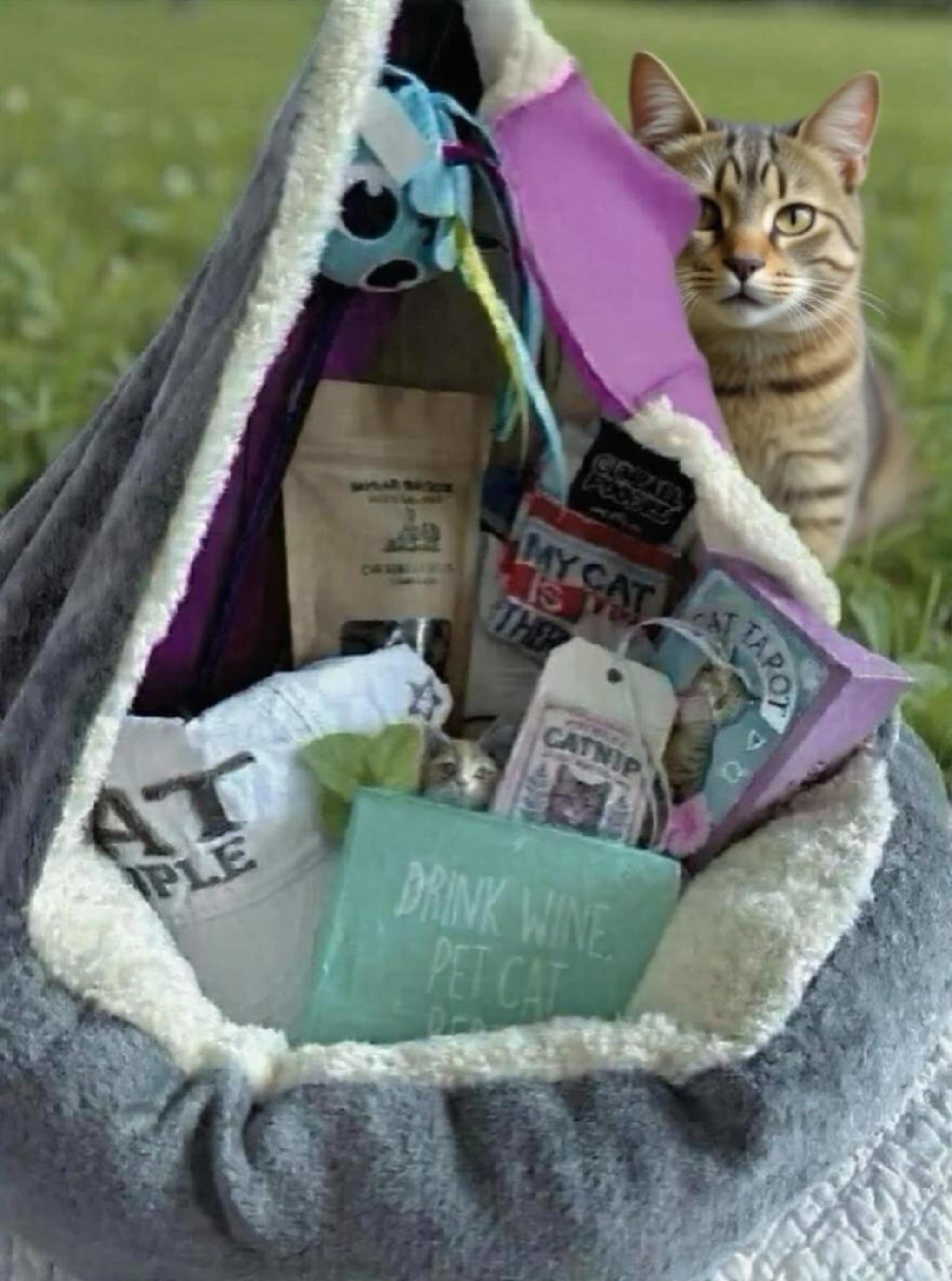 Benny’s Purr-fect Cat Mom Gift Basket