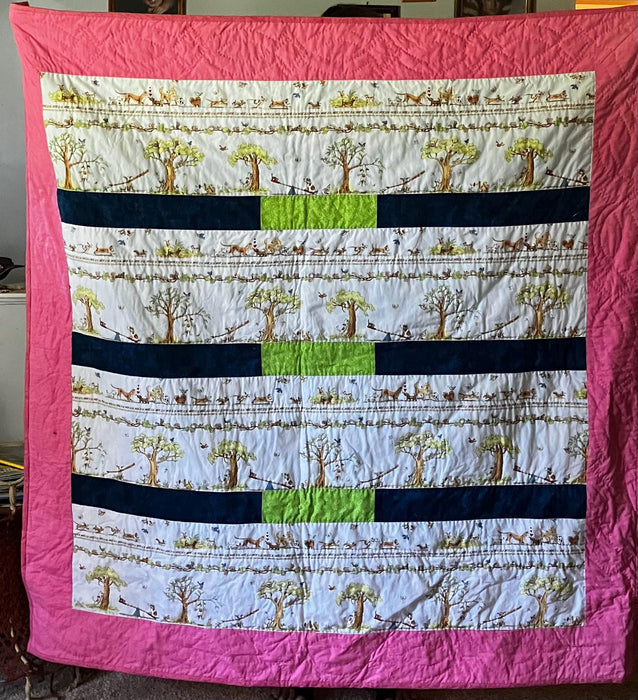 Pretty in Pink! Baby girl quilt