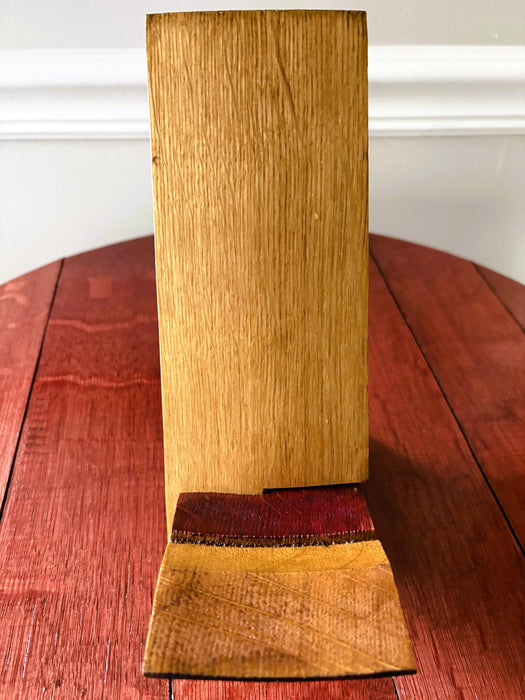 Barrel Stave Phone Stand