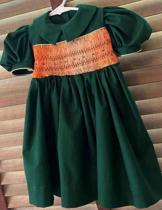 Summer dress for the princess! Hand smocked-Size 4
