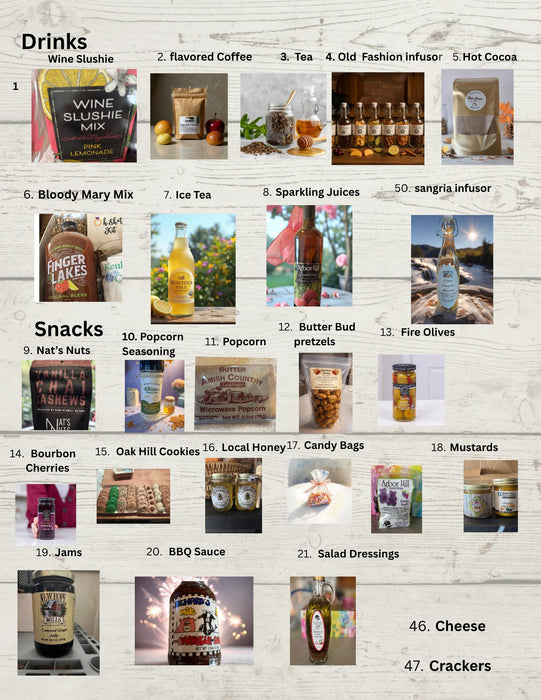 Build Your Own Finger Lakes Gift Basket