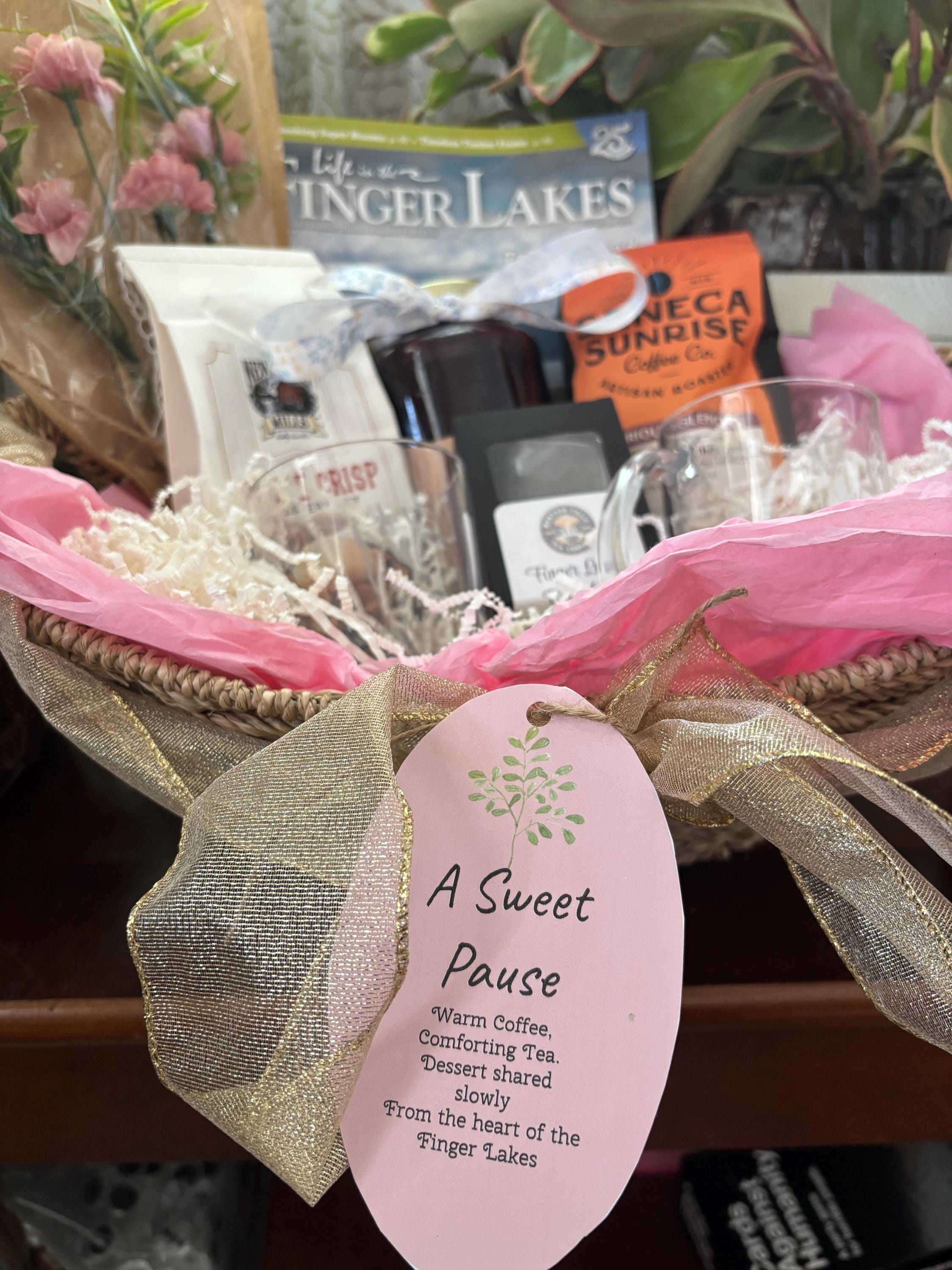 Finger Lakes Dessert, Tea & Coffee Baskets - handmade food gift baskets by Finger Lakes Baskets | Shop Finger Lakes NY