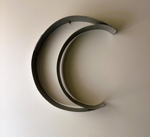 Barrel Hoop Crescent Moon - handmade item by Wine Country Barrel Art | Shop Finger Lakes NY