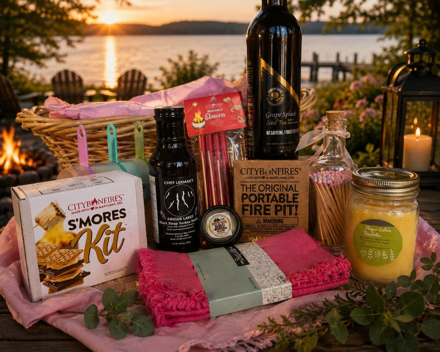 Finger Lakes Campfire Basket