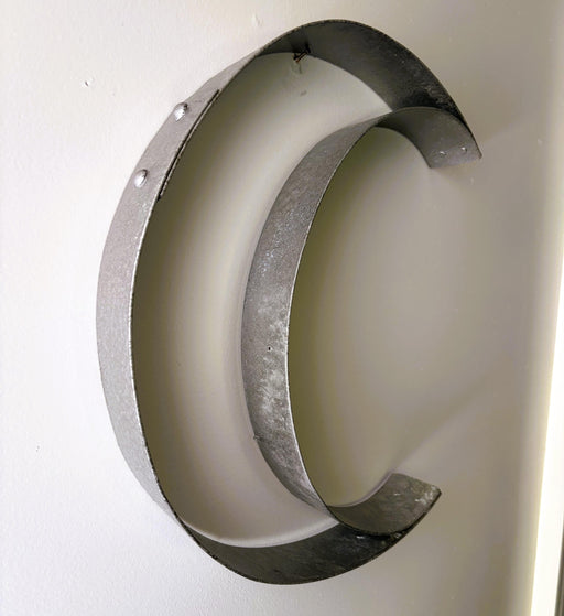 Barrel Hoop Crescent Moon - handmade item by Wine Country Barrel Art | Shop Finger Lakes NY