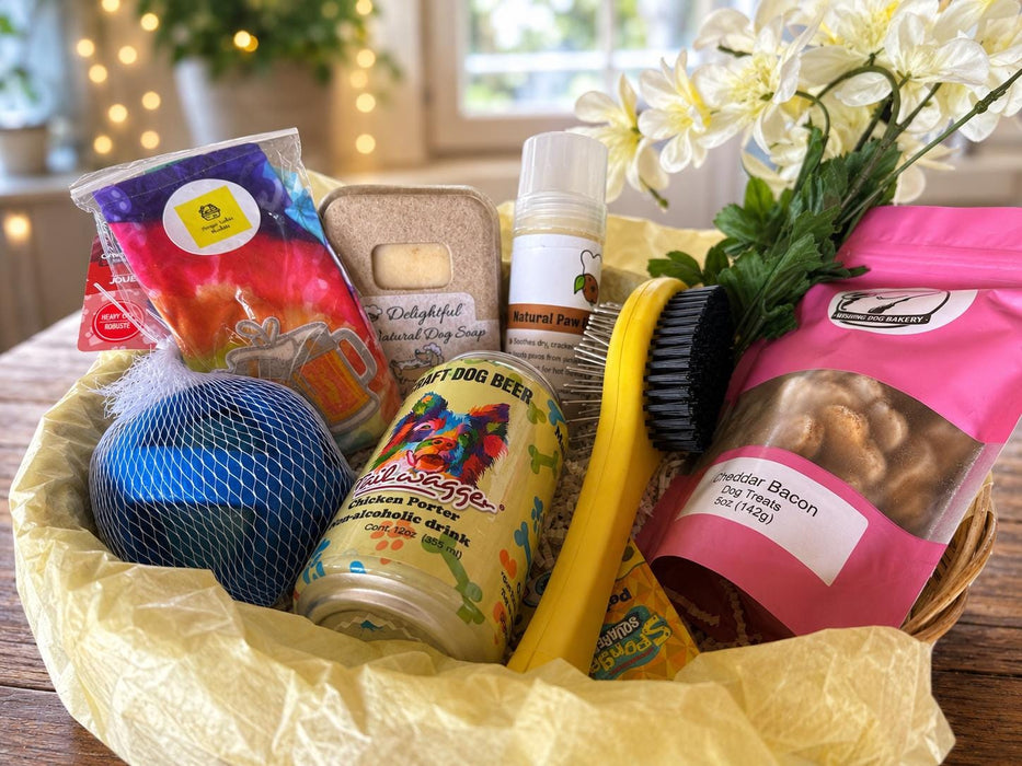 Pampered Pup Gift Basket