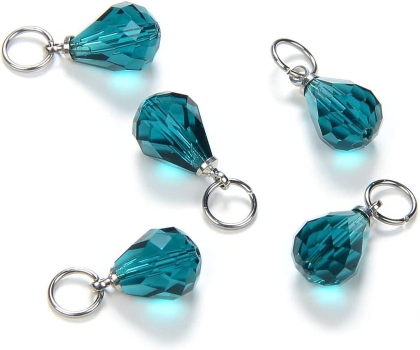 Crystal And Pearl Charms for my Handmade Silverware Bracelets