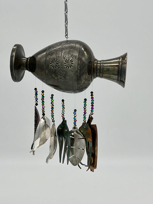 Vintage Silverplate Vase Chime