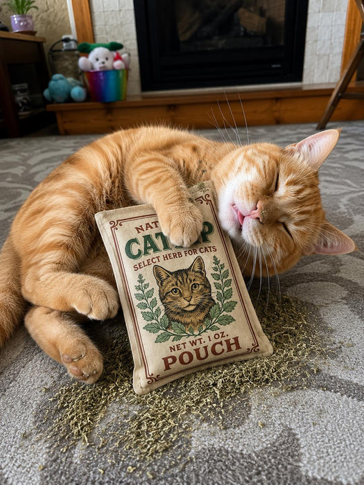Natural Catnip Pouch: Cat Toy