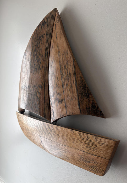 Barrel Stave Sailboat
