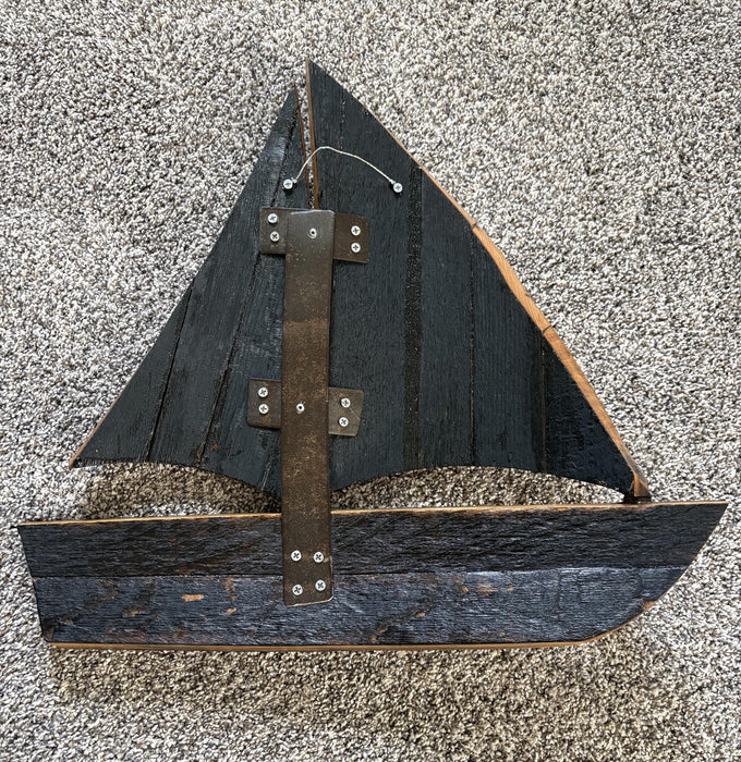 Barrel Stave Sailboat