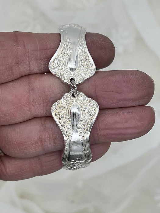 Vintage Handmade Spoon Bracelet Vintage Pattern