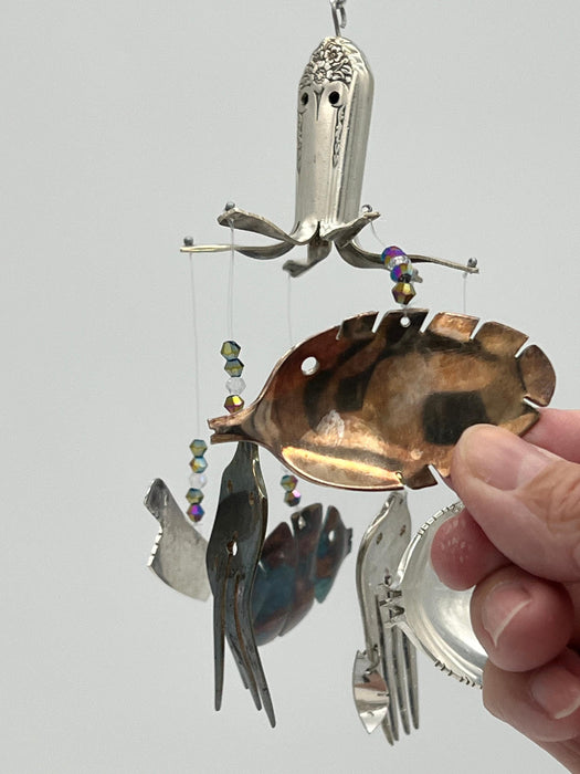 Deep Sea Marionette Hollow Knife Chime Made From -Starlight Silverware — Shop Finger Lakes