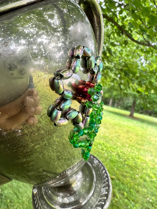 Flower Beaded Teapot