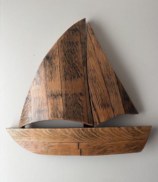 Barrel Stave Sailboat - handmade item by Wine Country Barrel Art | Shop Finger Lakes NY