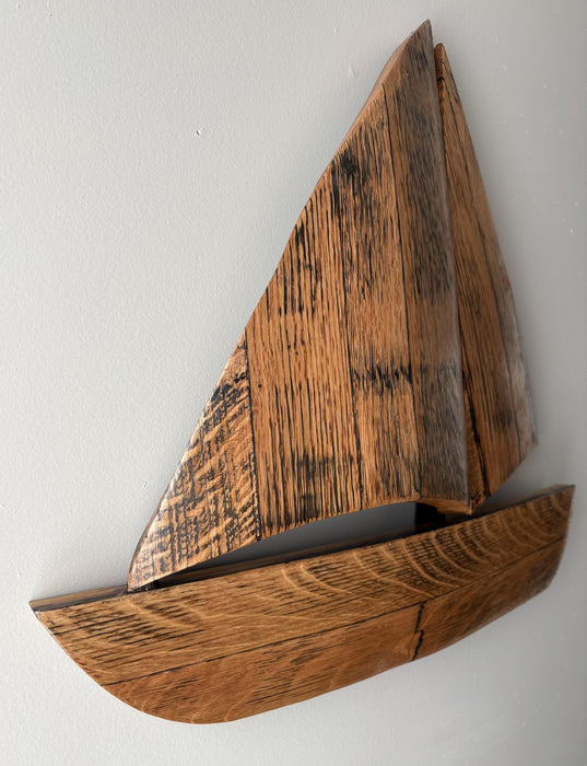 Barrel Stave Sailboat
