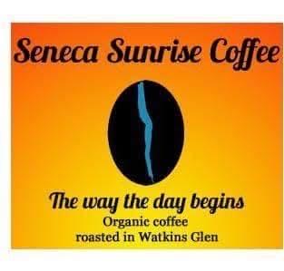 Finger Lakes Coffee Gift Basket | Etched Mugs, Seneca Sunrise Coffee