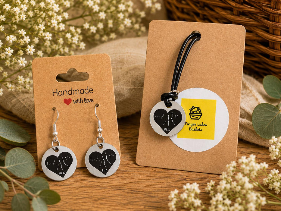 Finger Lakes Earrings/necklaces