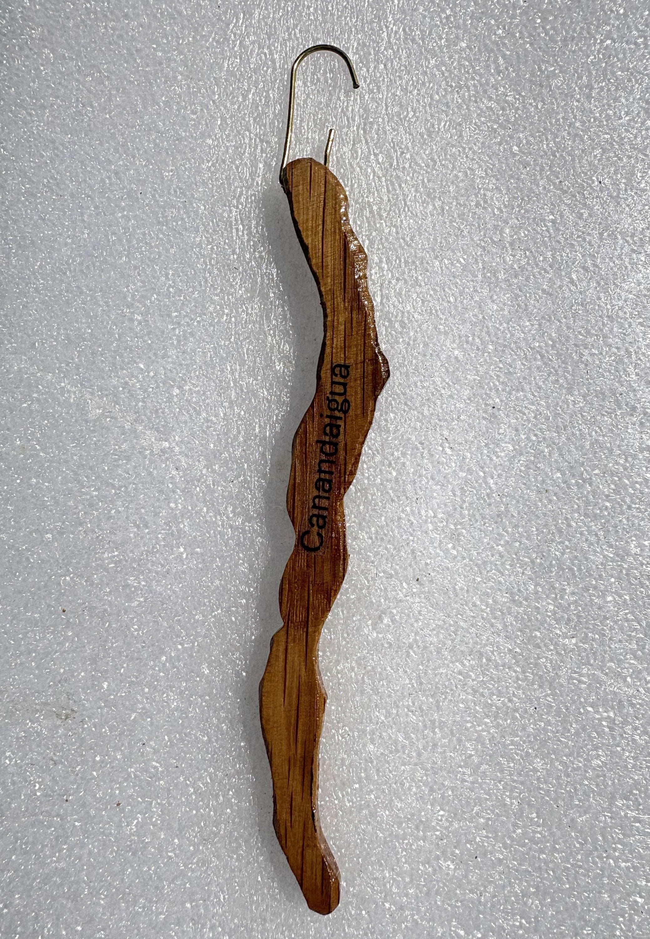 Canandaigua Lake Oak Christmas Ornament