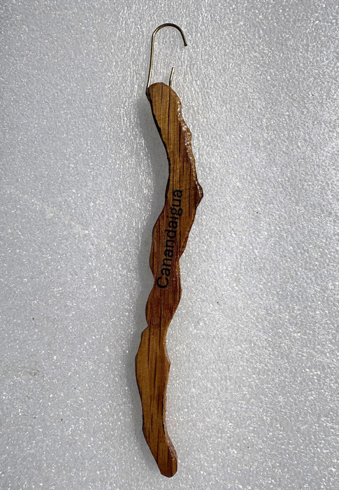 Canandaigua Lake Oak Christmas Ornament