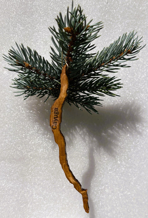Cayuga Lake Oak Christmas Ornament
