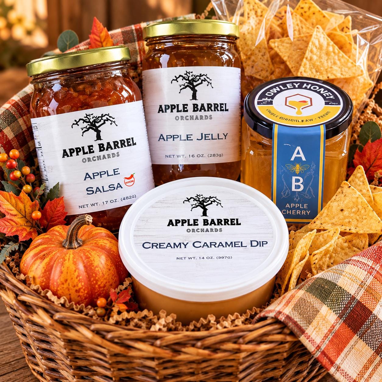 Fall Gift Basket – Autumn at the Orchard | Apple Gift Basket, Finger Lakes Food Gift, Hostess Gift